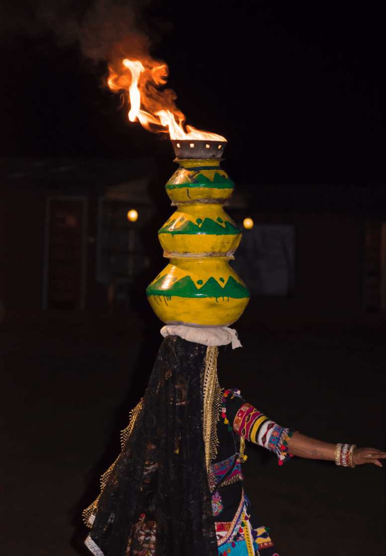 Folk culture at Chokhi Dhani 